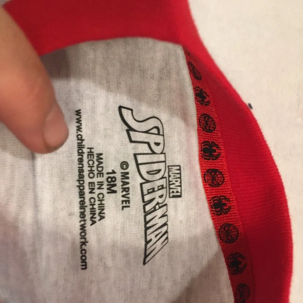 New baby spider‎ man pajamas set 18m